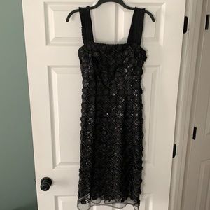 Sara Campbell Black Embellished Dress